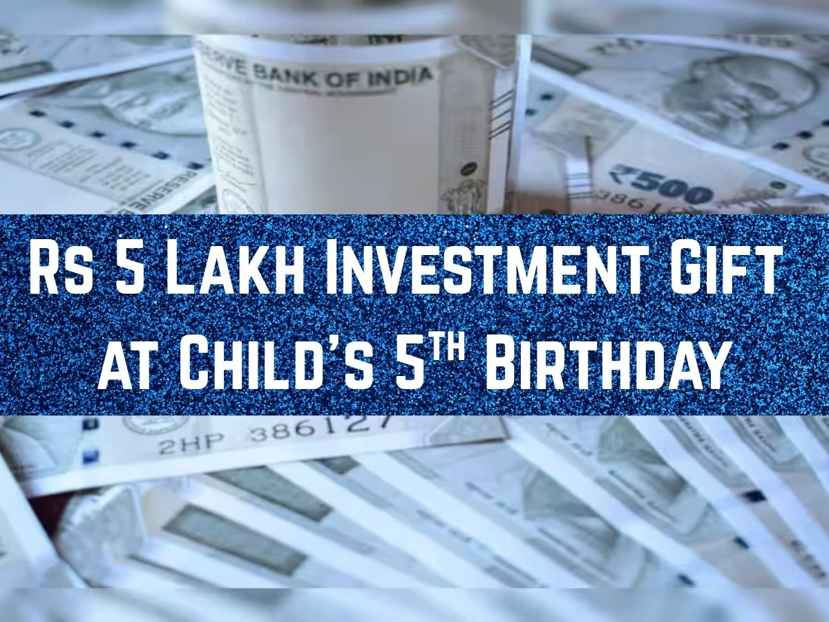 Wealth Building from One-time investment: How your Rs 5 lakh investment gift on your kid’s 5th birthday can grow to Rs 2,64,00,000 by the time they turn 40