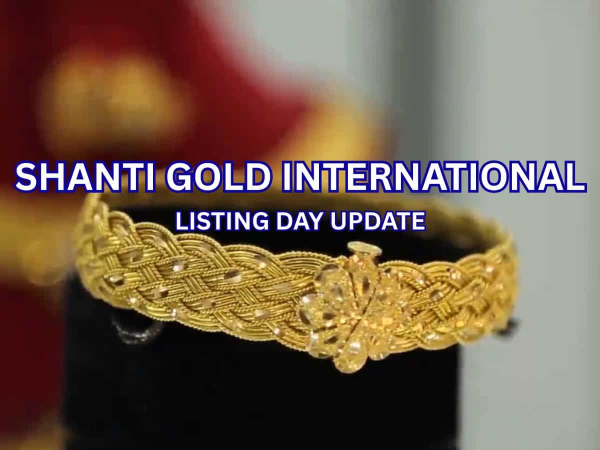 Shanti Gold debuts on Dalal Street, shares list at 15% premium: Catch latest updates
