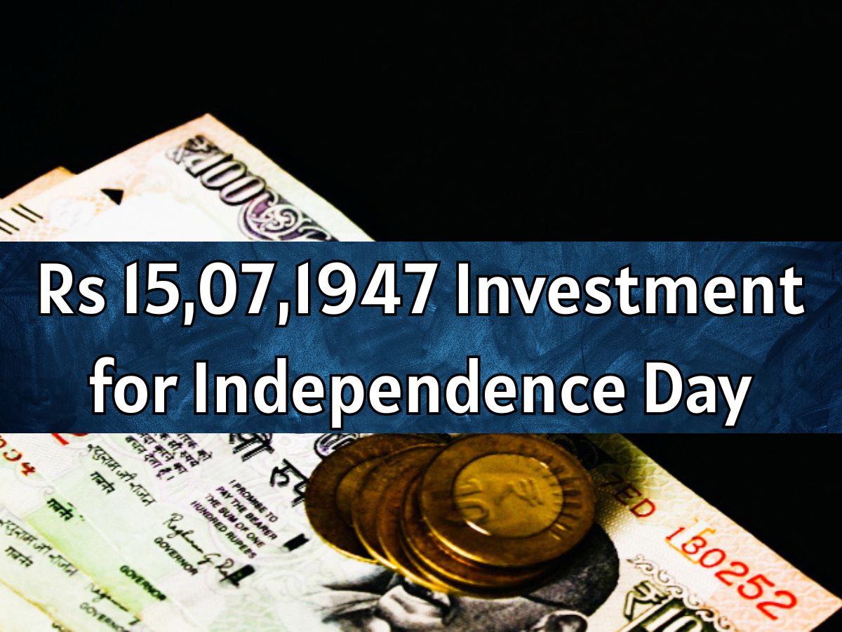 Rs 15,08,1947 Independence Day Special Lump Sum Investment: How large corpus can you get from Rs 15,08,1947 investment by India's 100th Independence Day?