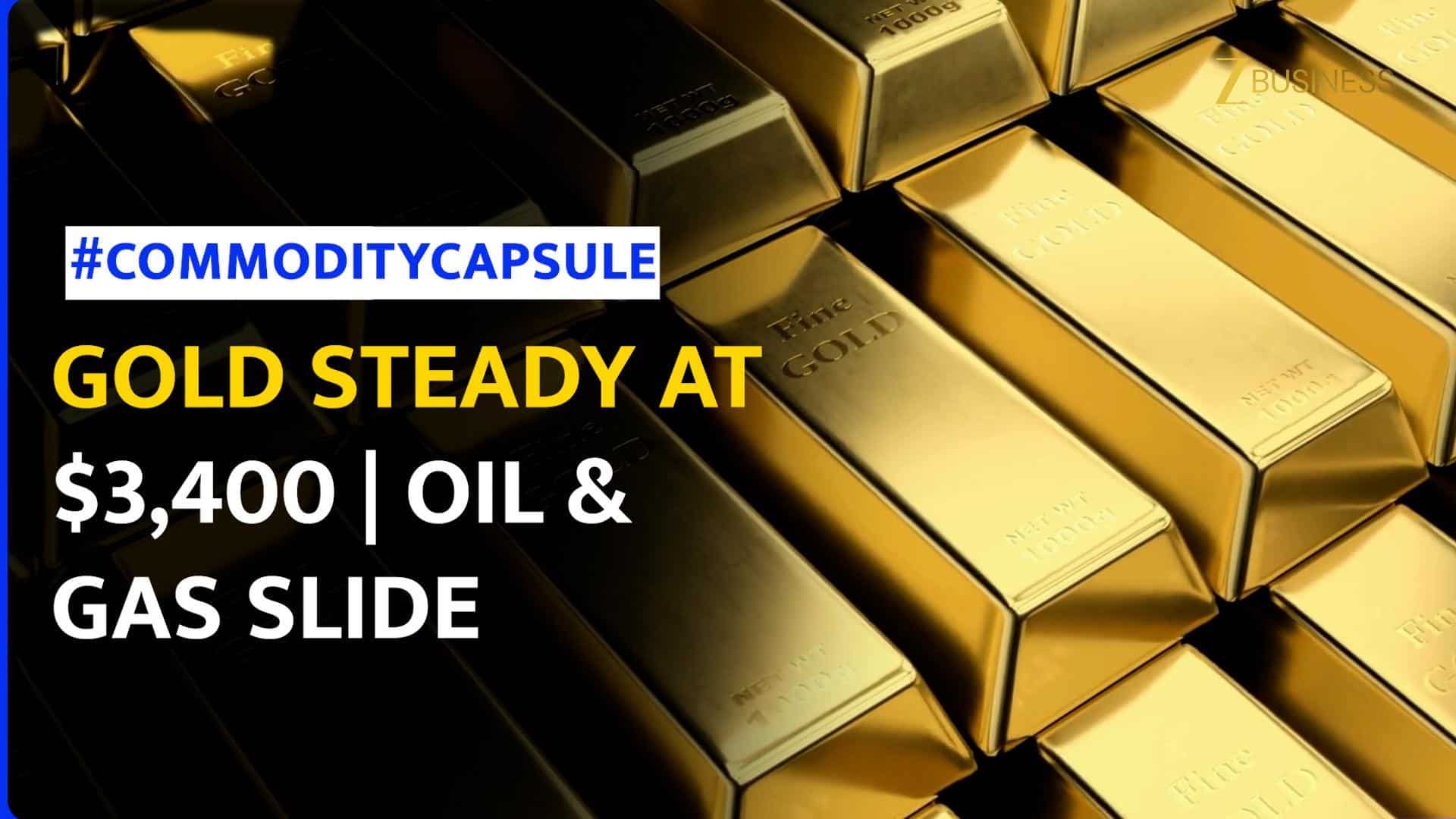 Gld Gas Gold holds firm on Fed rate cut bets; Oil, natural gas fall amid oversupply