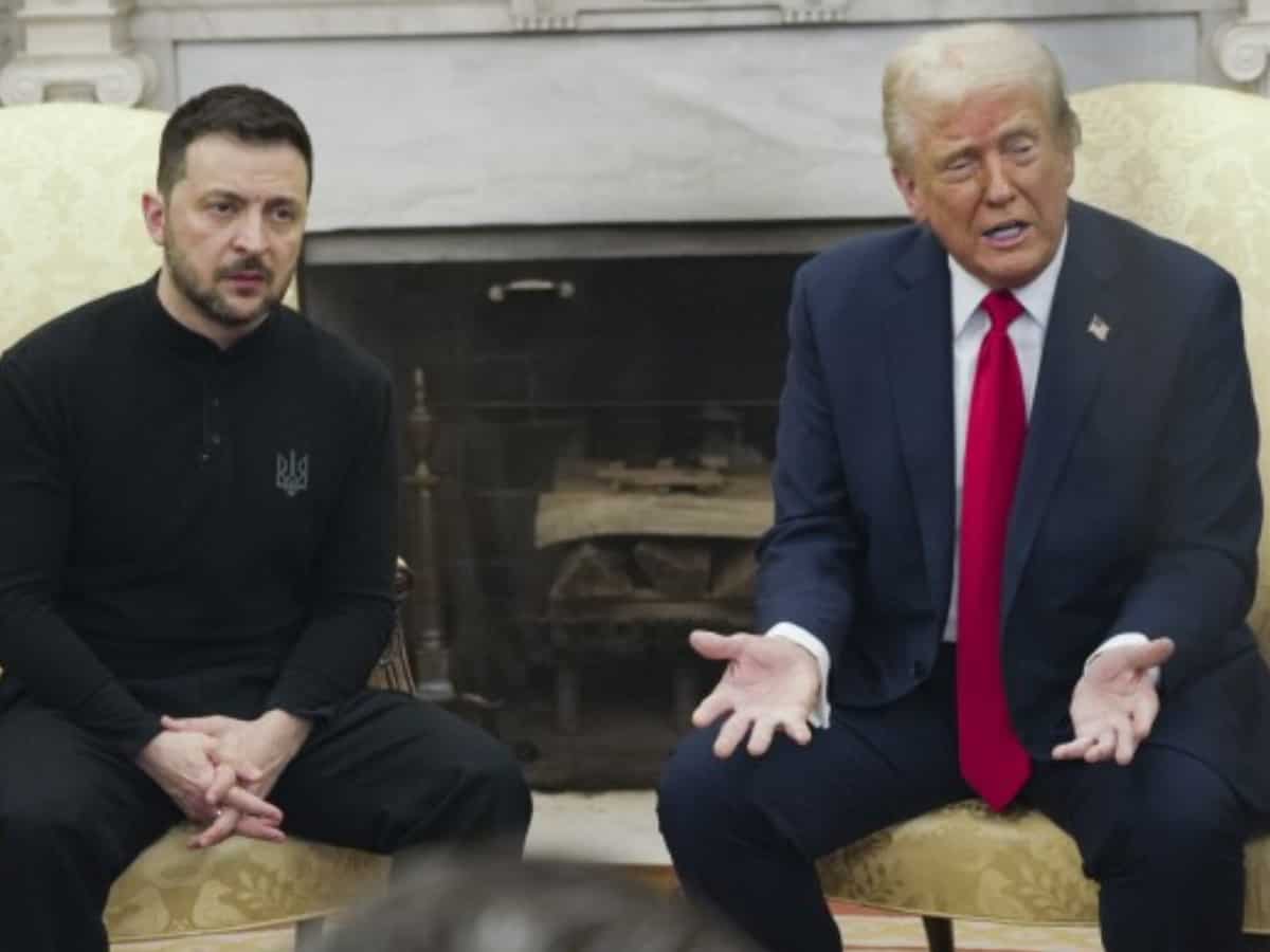 Ahead of Alaska talks, Trump slams Zelenskyy's resistance to 'land swap' with Russia 