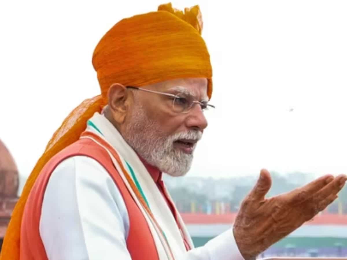 Annadata' in spotlight in PM Modi's record 103-minute-long Independence Day speech