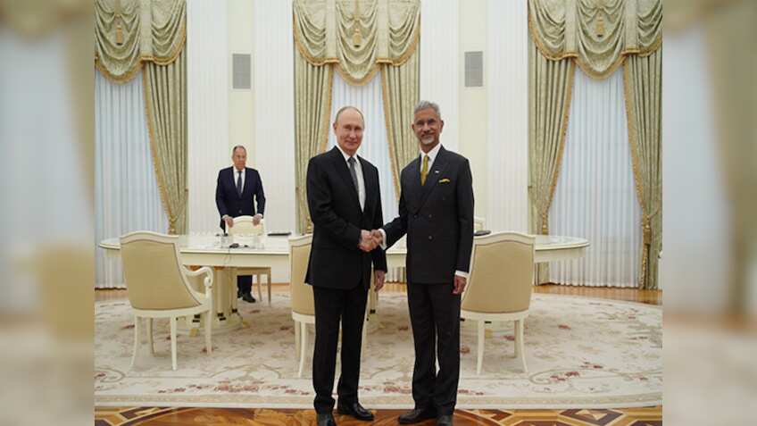 EAM Jaishankar calls on Russian President Vladimir Putin in Moscow
