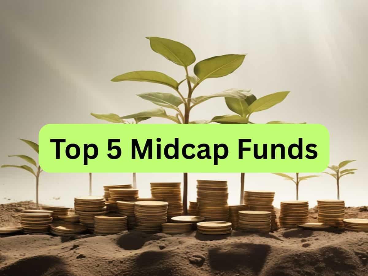 Top Midcap Mutual Funds: 5 schemes that have turned Rs 10,00,000 into up to Rs 45.6 lakh in 5 years; list inside