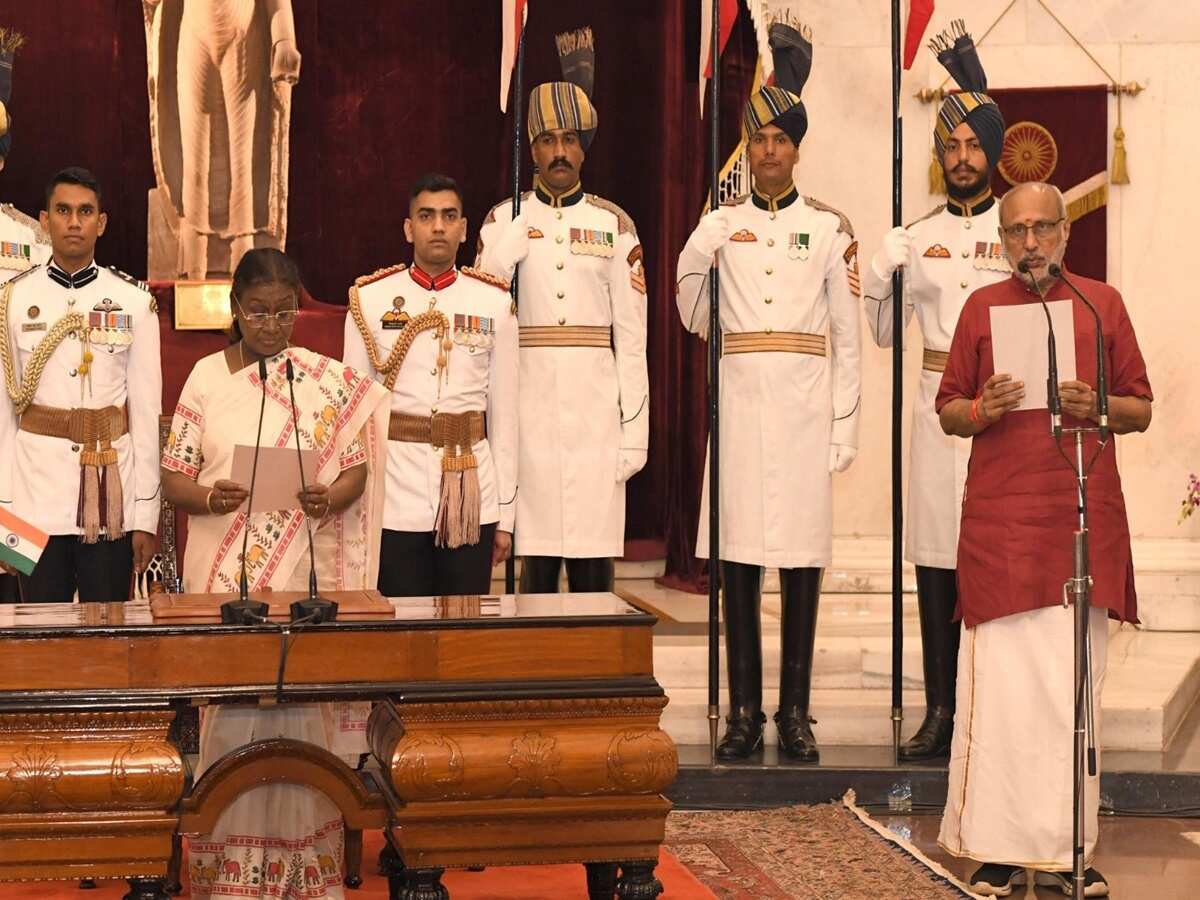 CP Radhakrishnan sworn in as 15th Vice President of India, PM Modi attends ceremony