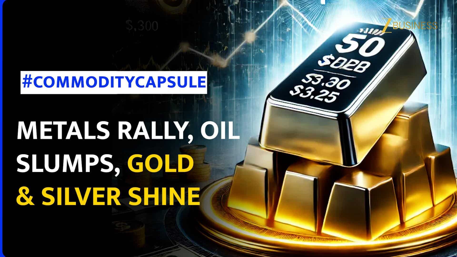 Oil slides, Gold & Silver shine on Fed rate cut hopes