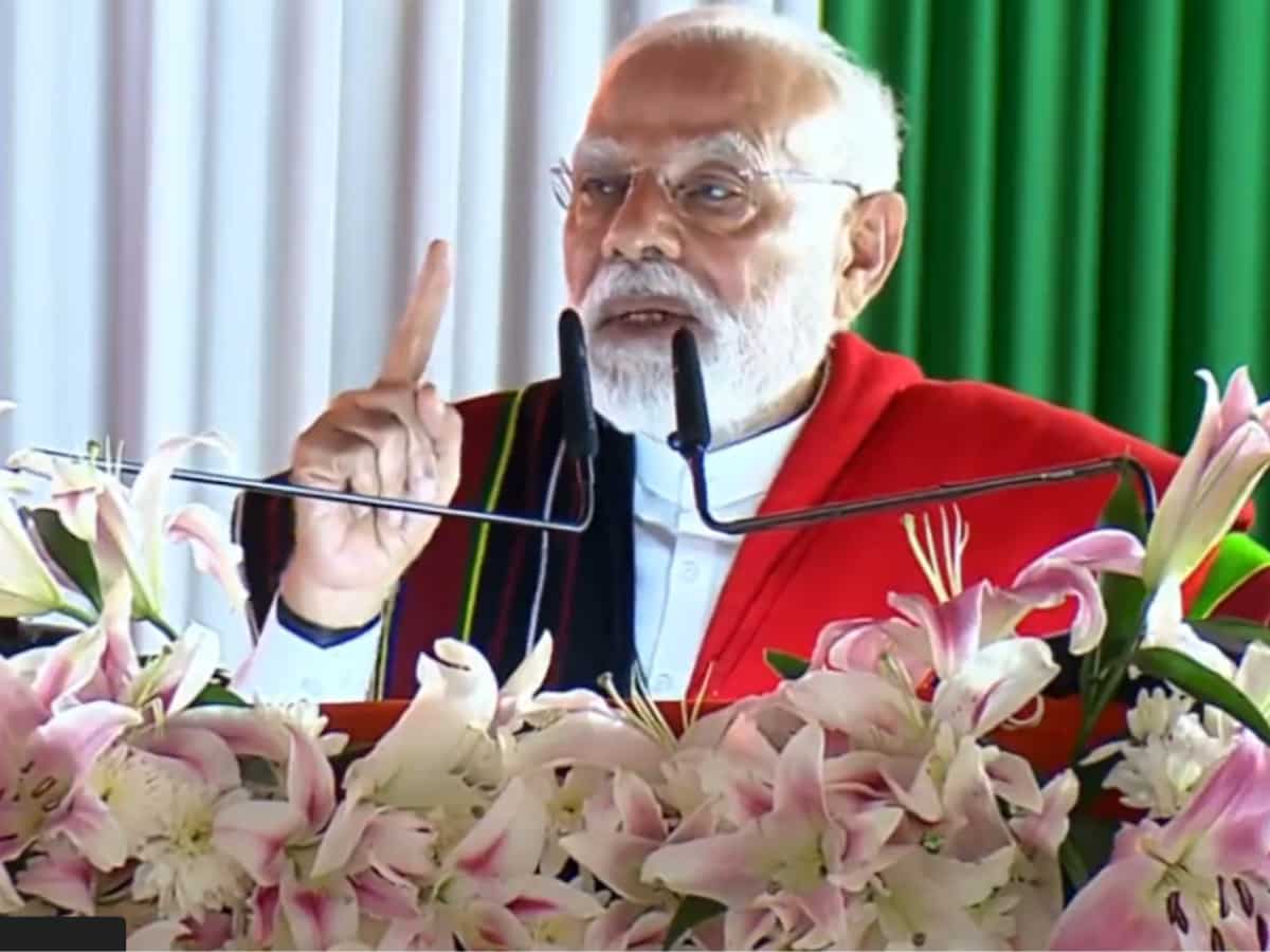 Manipur: PM Modi launches Rs 7,300-crore development push in Churachandpur