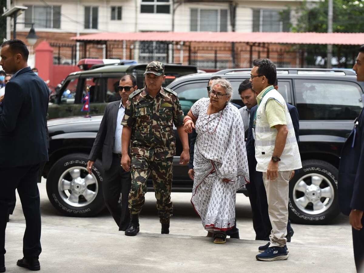 After becoming Nepal Prime Minister, Sushila Karki reaches hospital to meet those hurt in Gen-Z protests