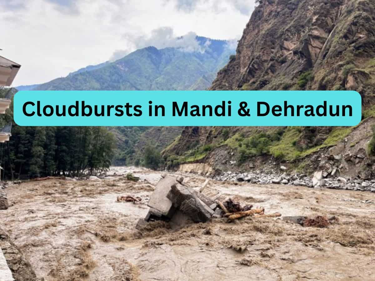 Cloudburst in Himachal Pradesh's Mandi: Houses and shops buried, bus stand submerged; heavy rain continues