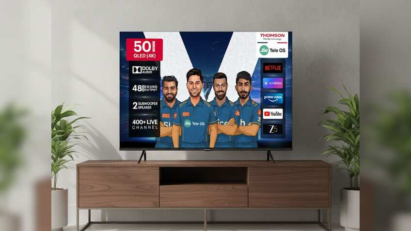 Thomson launches 50-inch & 55-inch JioTele OS QLED Smart TVs; slashes ...