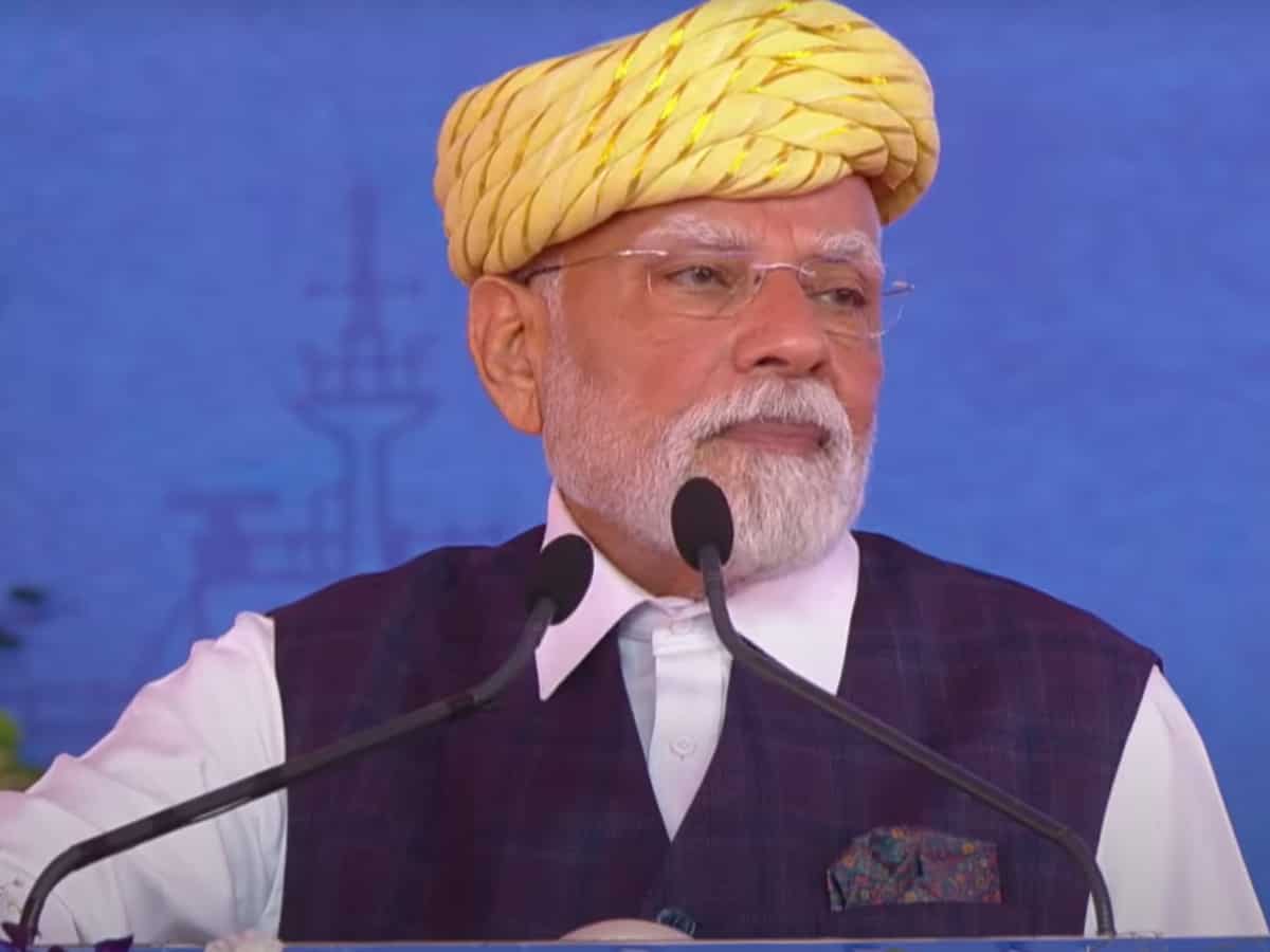 'Samudra se Samruddhi': PM Modi lays foundation for projects worth Rs 34,200 crore, calls for self-reliance