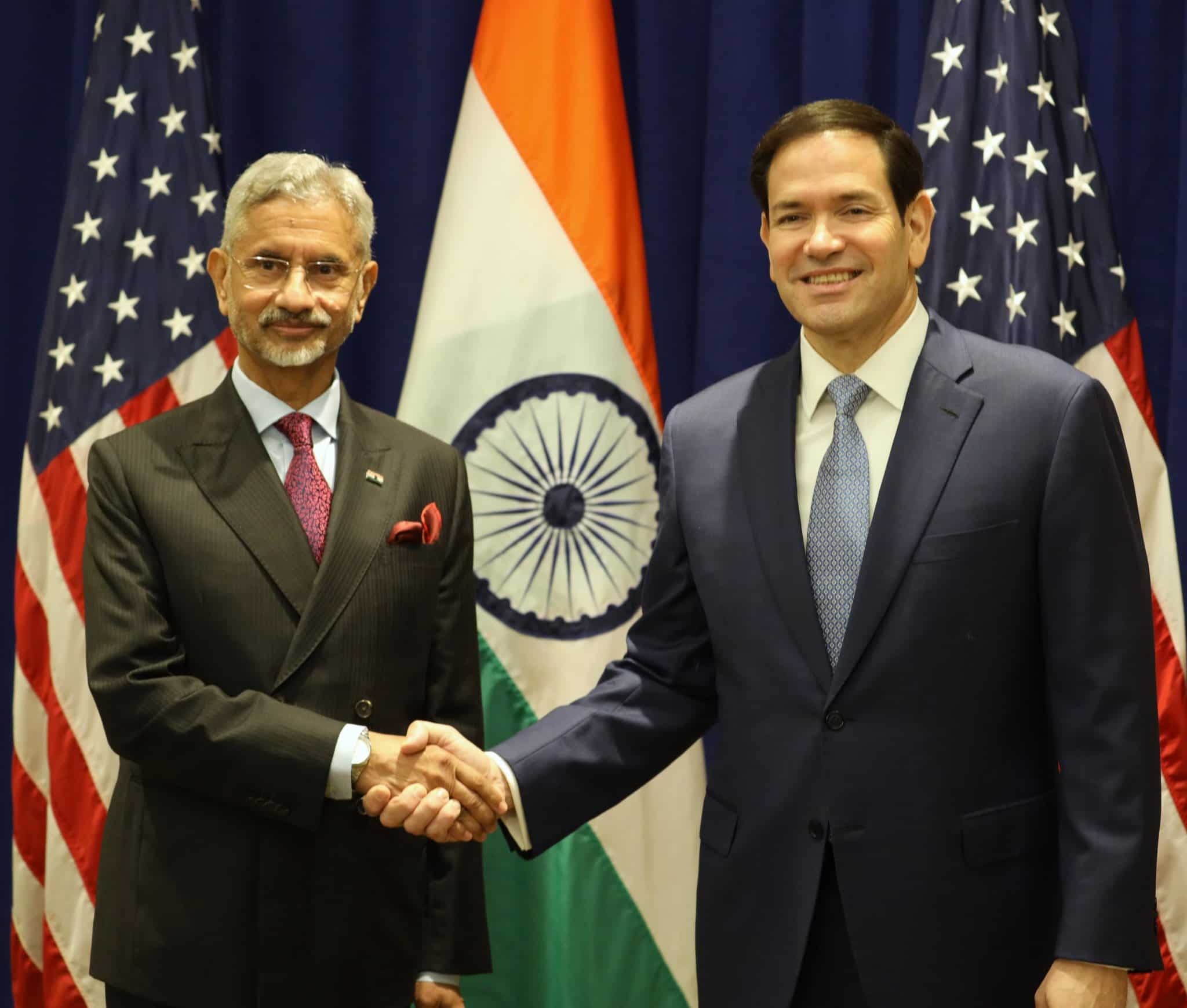 S Jaishankar discusses bilateral & international issues with Marco Rubio
