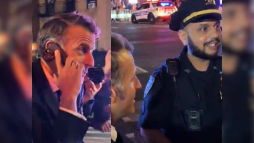 Trump’s motorcade leaves Macron stuck in NYC street; netizens dub it peak 2025 moment