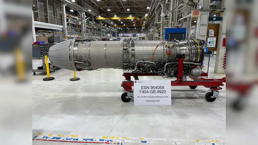 HAL acquired its fourth fighter jet engine F404-IN20 from GE Aerospace