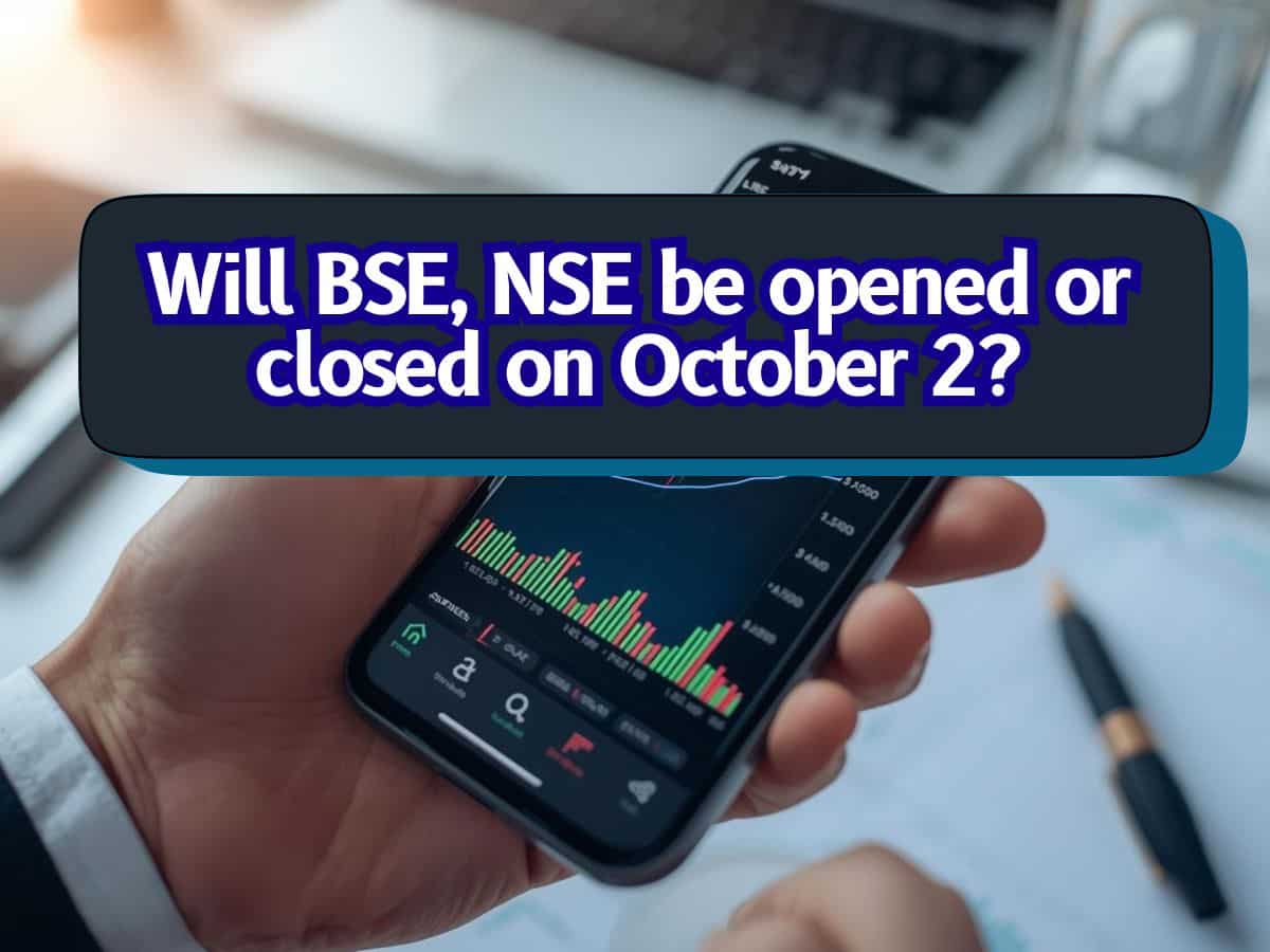 BSE, NSE shut today for Mahatma Gandhi Jayanti, Dussehra