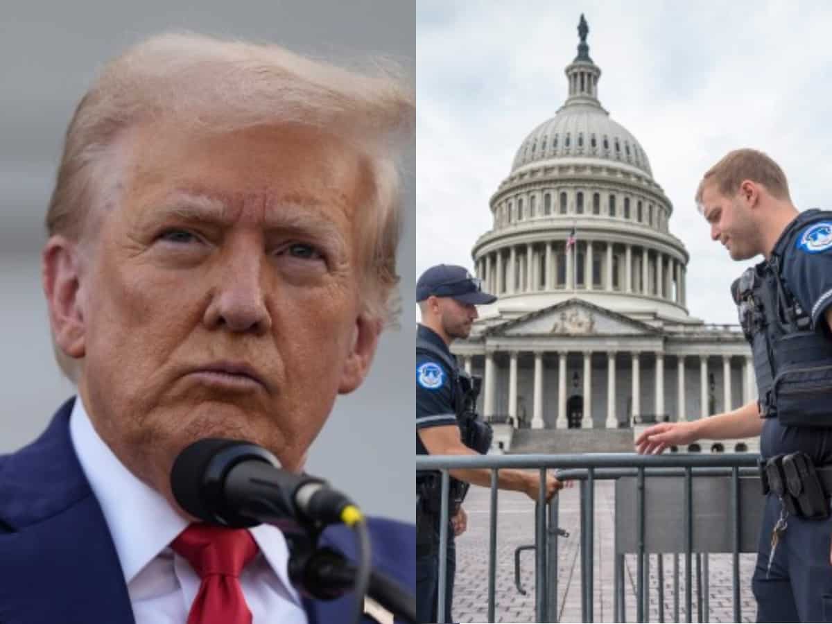 US government shuts down and President Donald Trump says…