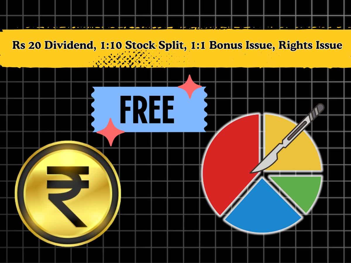 Rs 20 Dividend, 1:10 Stock Split, 1:1 Bonus Issue, Rights Issue: 4 stocks turn ex-date today - Check full list