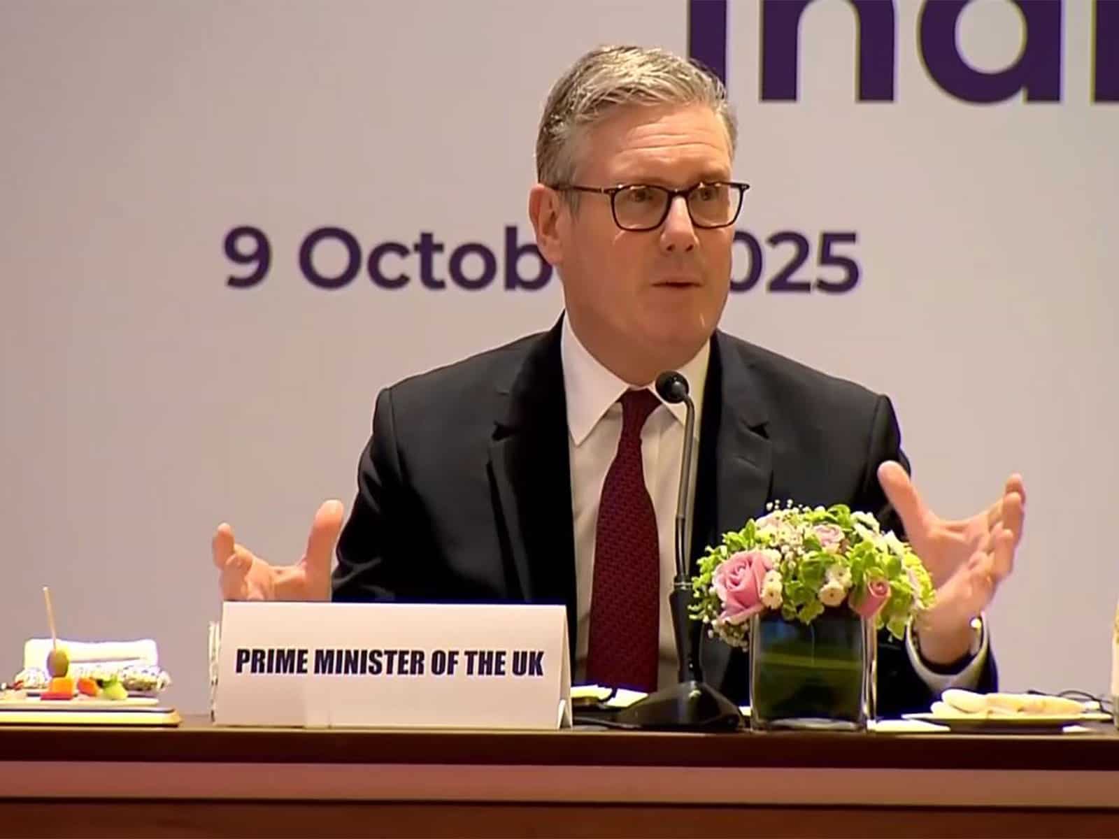 British PM Keir Starmer calls for "hands-on" approach in implementing UK-India trade deal