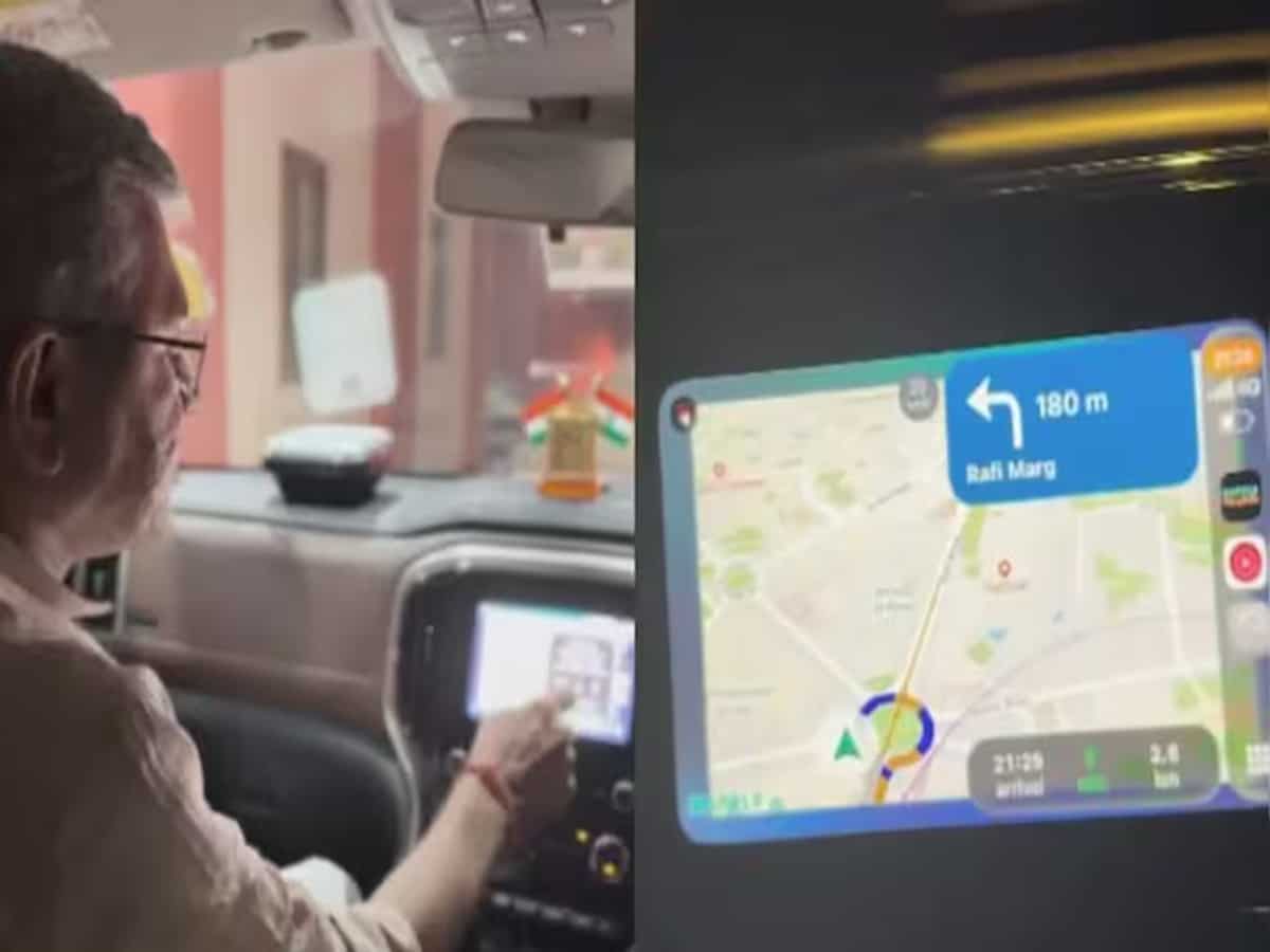 Ashwini Vaishnaw tests Made-in-India 'Mappls' app as Centre pushes for Swadeshi navigation tech