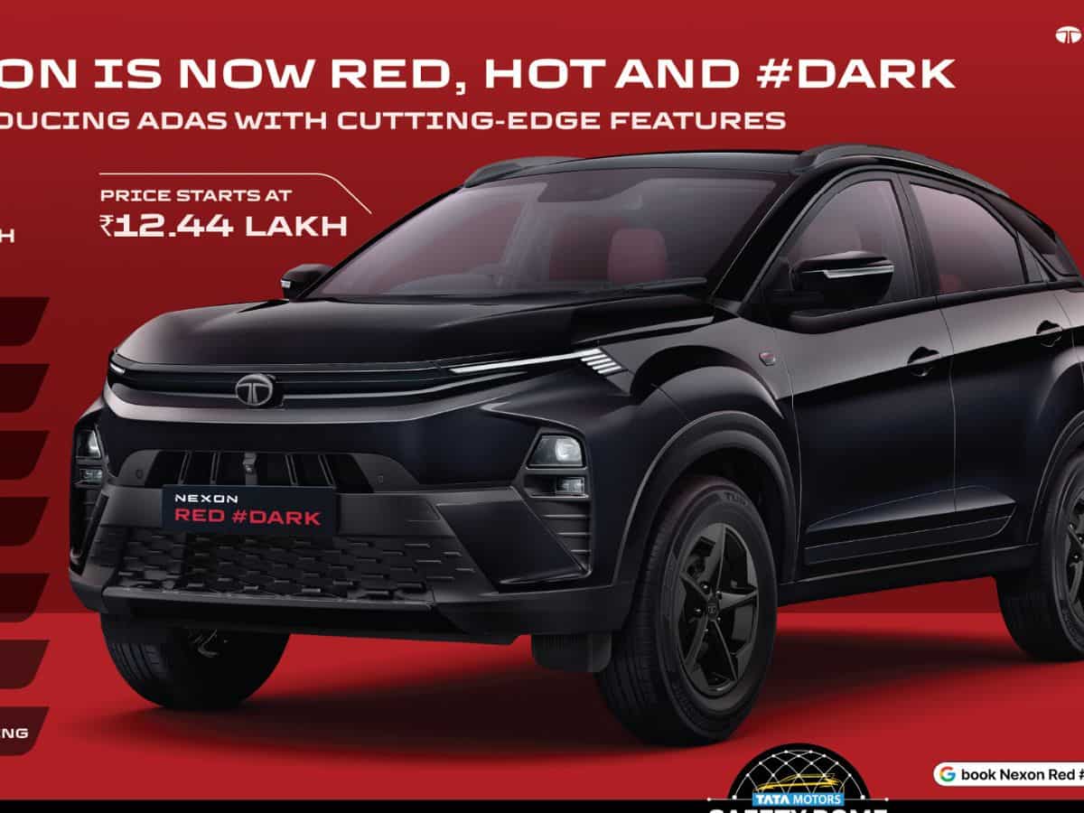 Tata Nexon Red Dark edition launched at starting price of Rs 12.44 lakh; available in petrol, diesel & CNG | Check details