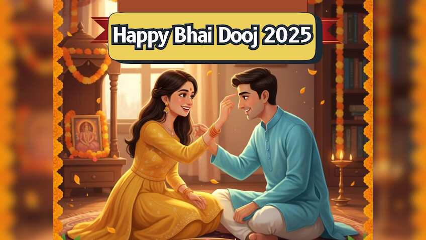 Bhai Dooj 2025: When is Bhai Dooj? Know shubh muhurat, tilak time, significance, history, & wishes