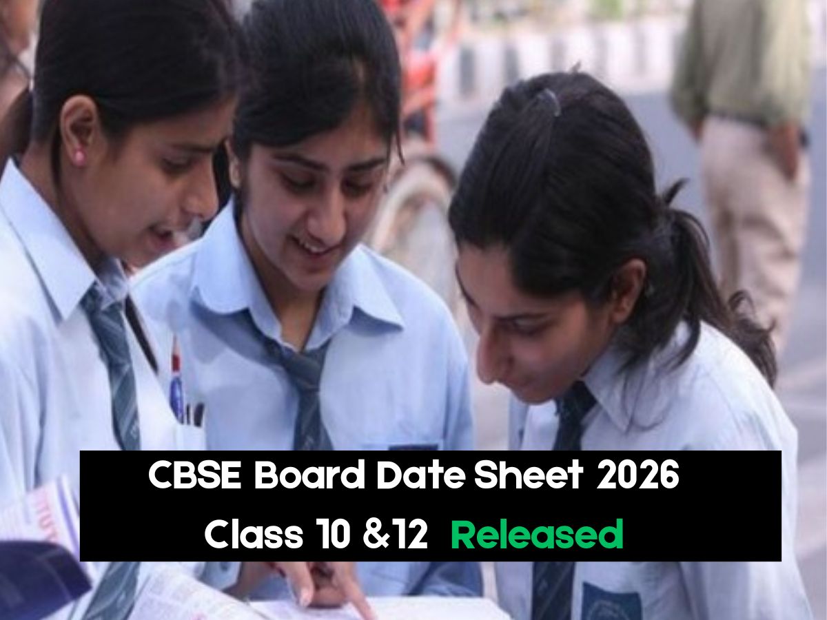 CBSE Class 10, 12 Board Exam Date Sheet announced for 2026