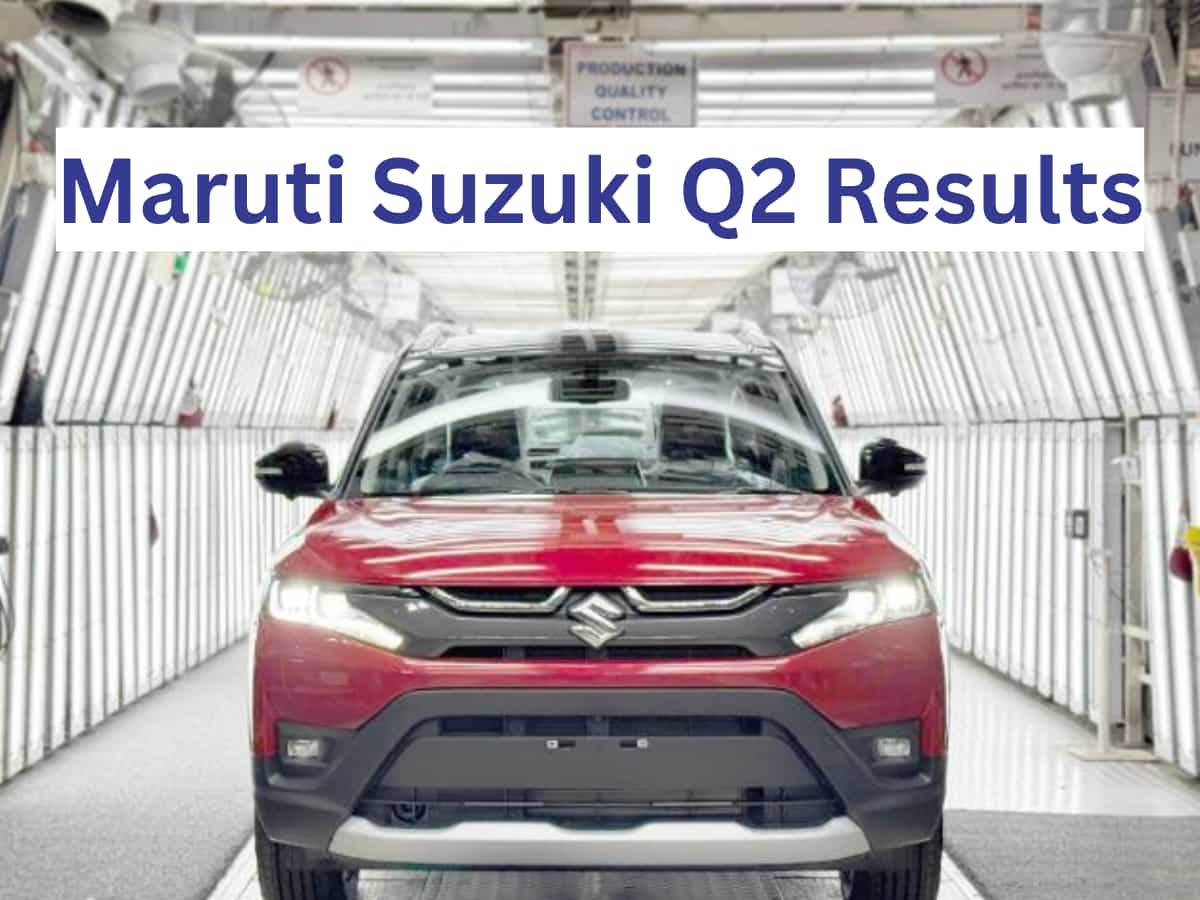 Maruti Suzuki Q2 Results: Profit misses estimates at Rs 3,293 crore, revenue meets mark