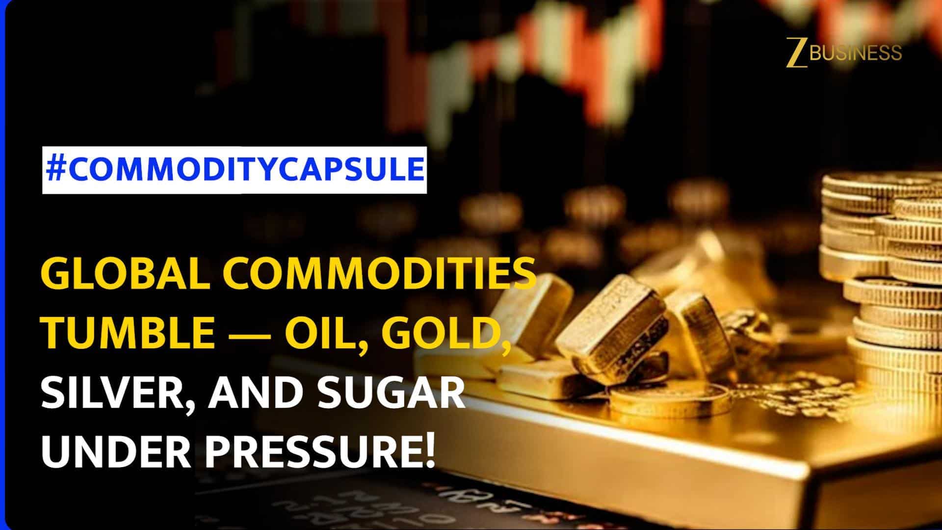 Oil, Gold, and Sugar Prices Slide as Global Supply Rises and Fed Policy Uncertainty Weighs on Markets