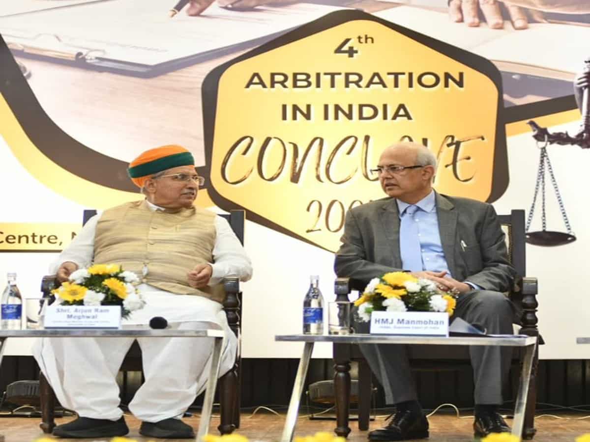 Law Minister Arjun Ram Meghwal, Justice Manmohan stress need for stronger institutional arbitration framework