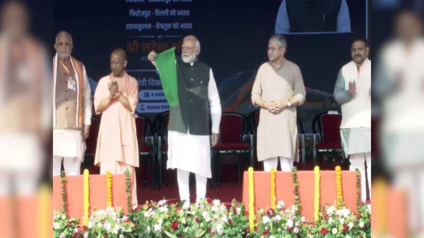 PM Modi flags off four Vande Bharat Express trains from Varanasi: Check new routes and travel time cuts