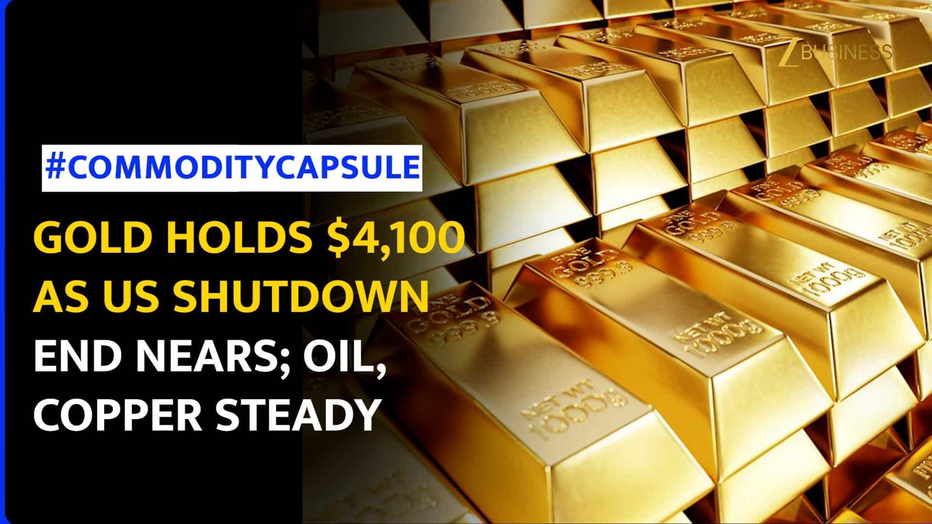 Copper, oil, and gold stay firm as Fed rate cut hopes and US shutdown talks lift sentiment