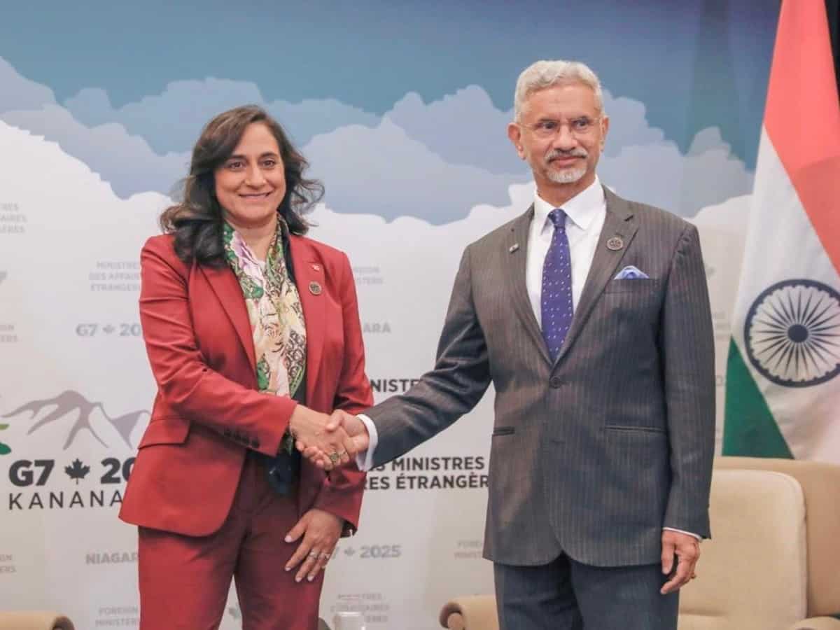 Jaishankar meets Canadian Foreign Minister Anita Anand on G7 sidelines in Canada; leaders reaffirm roadmap to boost India-Canada ties