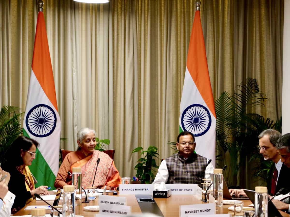 FM Sitharaman chairs fourth and fifth round of pre-Budget consultations with market experts