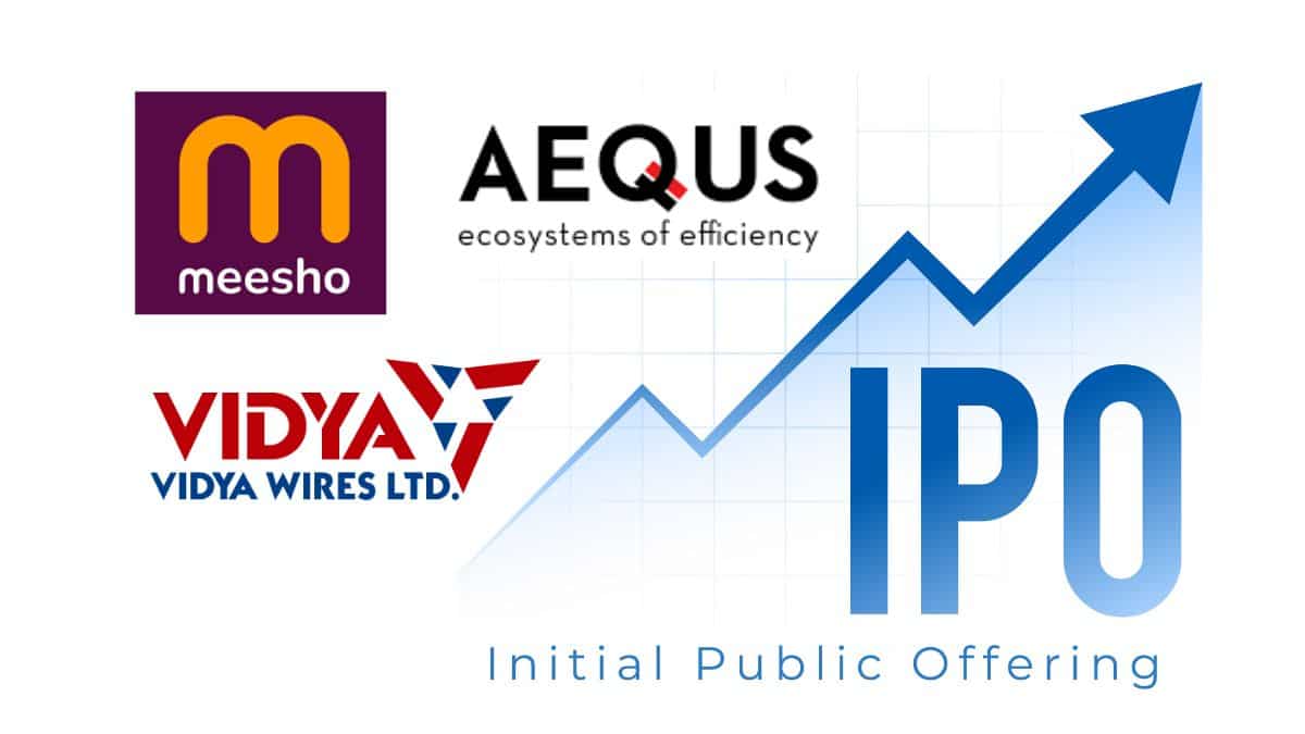 Rs 6,640-crore IPO Rush: Meesho, Aequs & Vidya Wires set to hit D-Street on December 3