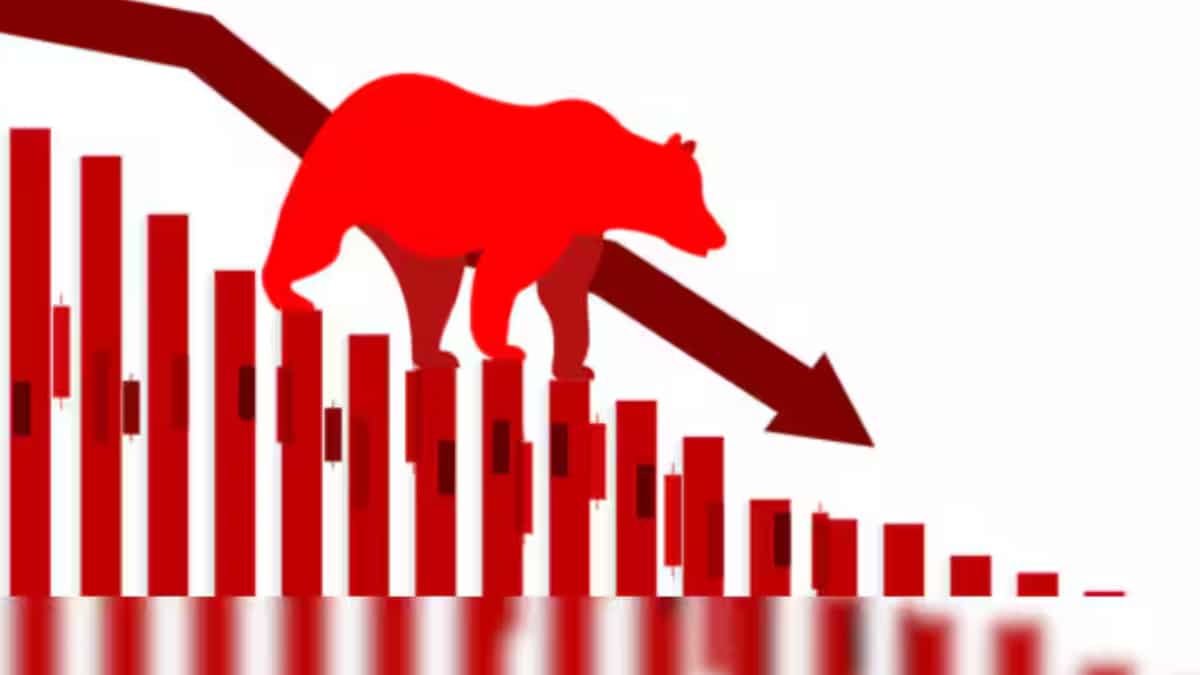 Stock Market Update: Sensex slips 200 pts, Nifty breaks 25,950 as PSB index drops 3%; Rupee breaches 90-mark