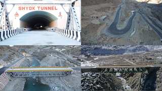 Defence Minister Rajnath Singh inaugurates 125 border infrastructure projects from Shyok Tunnel in Ladakh
