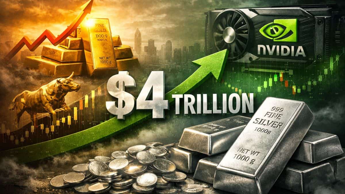 Silver mcap tops $4 trillion, ranks third after gold and Nvidia — Here’s why Anil Singhvi flags rising risk