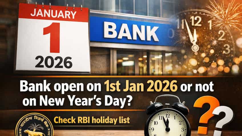 Bank open on 1st Jan 2026 or not on New Year’s Day? Check RBI holiday list