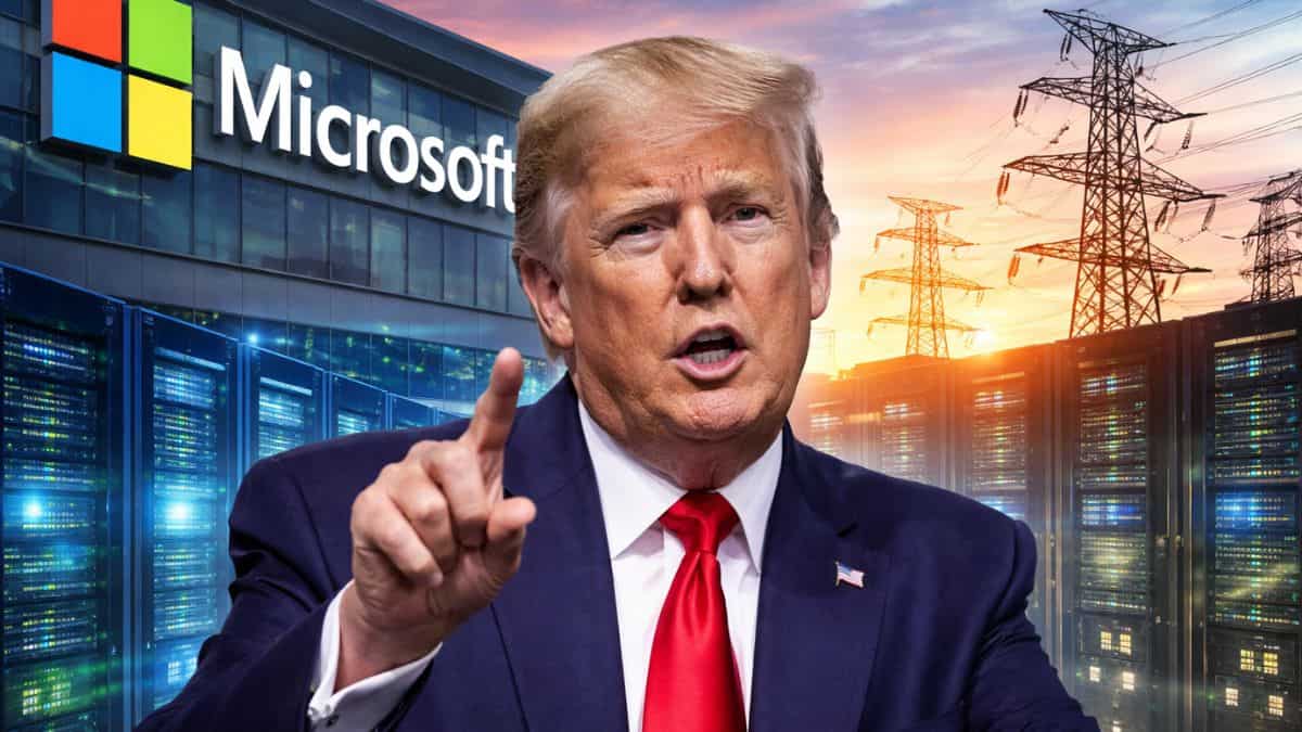 Microsoft to make ‘major changes’ on data centre power use, says Trump