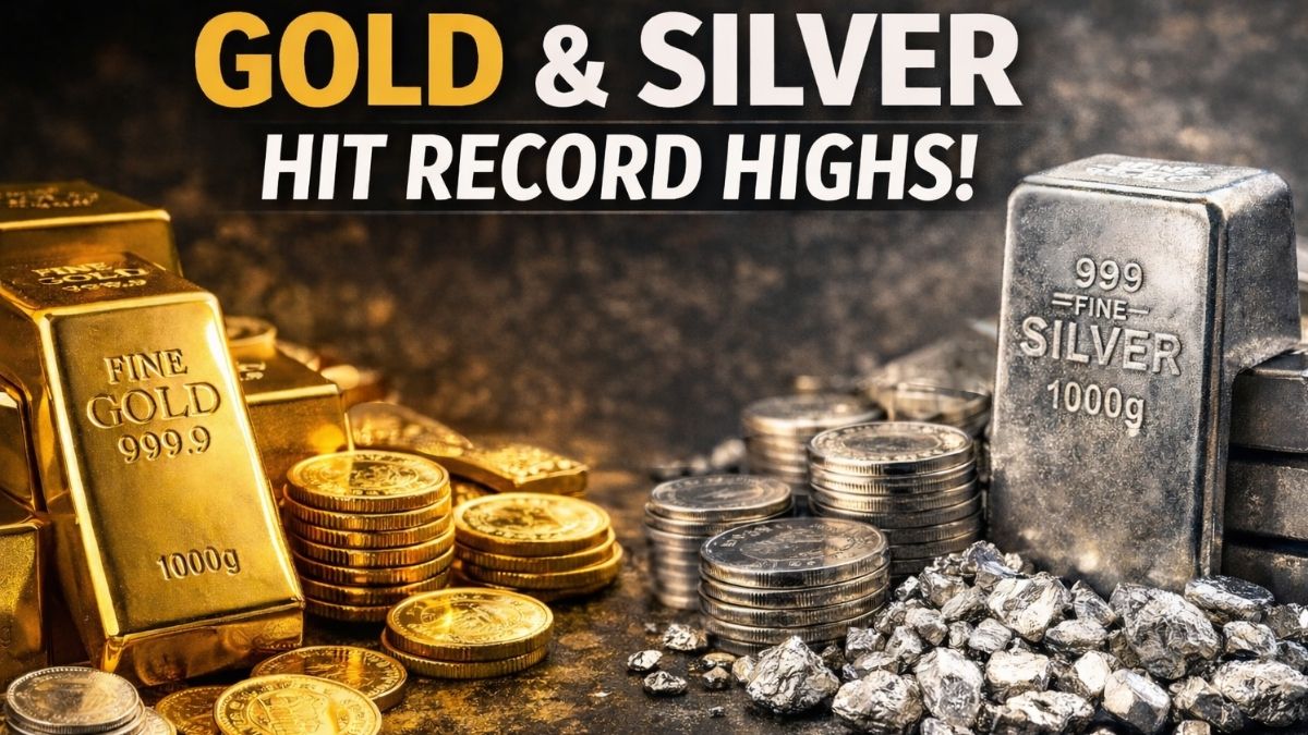 Silver and Gold Hit Record Highs: Are precious metals headed for a crash after their sharp rally? See what experts say