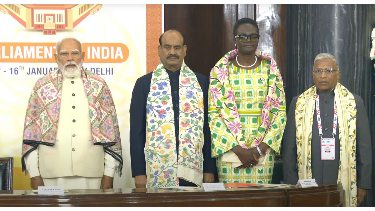 PM Modi welcomes international delegates at 28th Commonwealth speakers conference