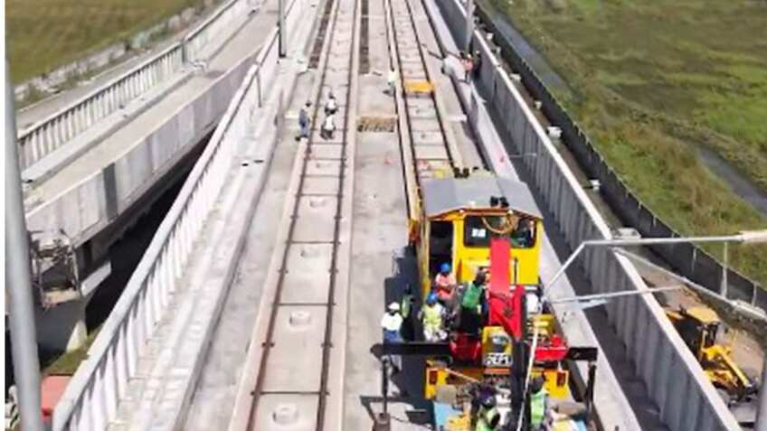 Make in India Boost: Mumbai-Ahmedabad Bullet Train infrastructure advances rapidly