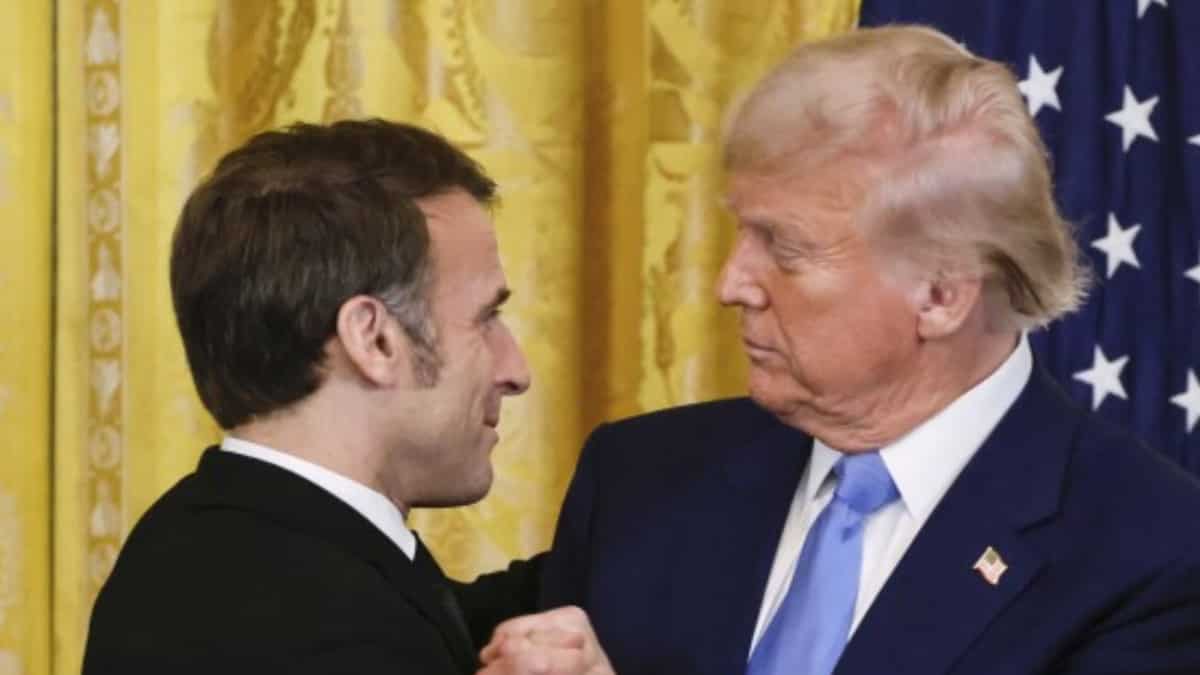 ‘My friend, we are completely aligned…’: Macron reaches out to Trump on Greenland as he threatens 200% tariffs on France