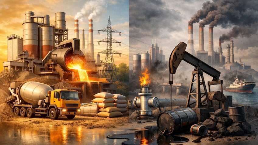 Eight core industries rise 3.7% in December 2025 - Cement and steel lead; Coal, oil and gas decline