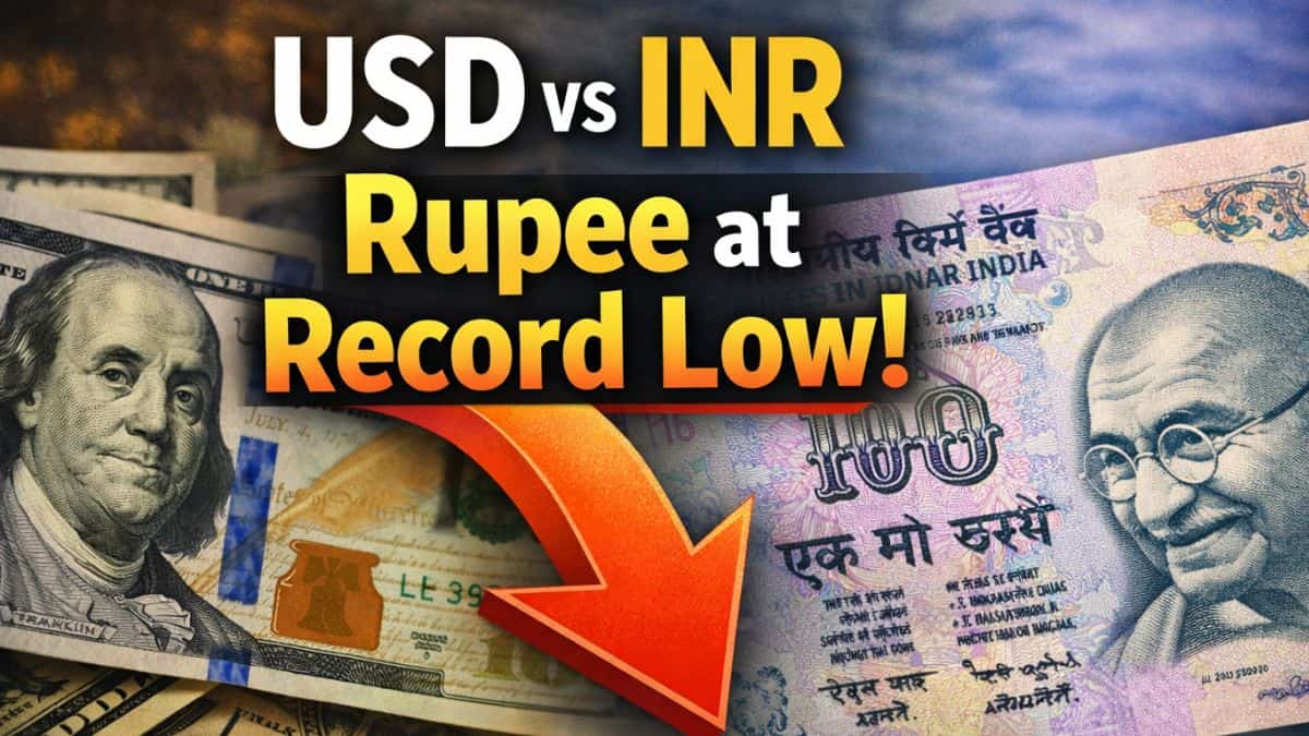 USD vs INR: Rupee hits record low against US dollar—Why is it falling?