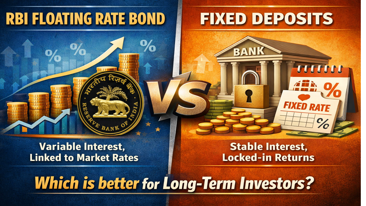 Fixed Deposits vs RBI Floating Rate Bond: Which is better for long-term investment?