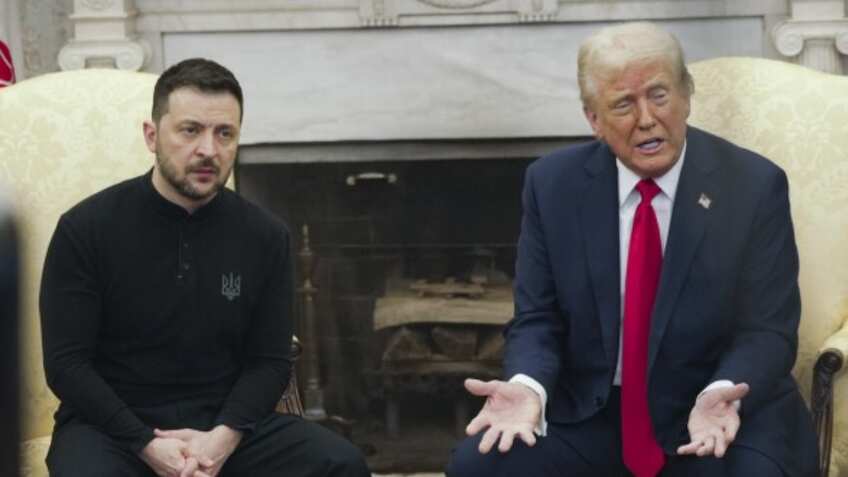 Trump meets Zelenskyy in Davos, says Ukraine war 'has to end'