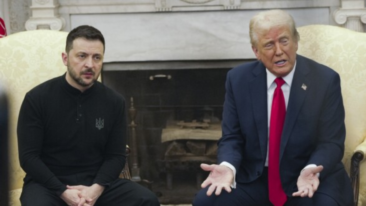Trump meets Zelenskyy in Davos, says Ukraine war 'has to end'