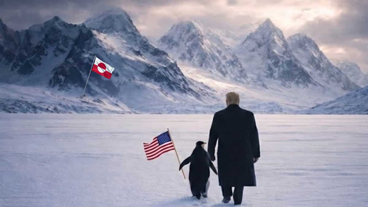 ‘Embrace the penguin’: White House AI image reignites Greenland row, netizens react