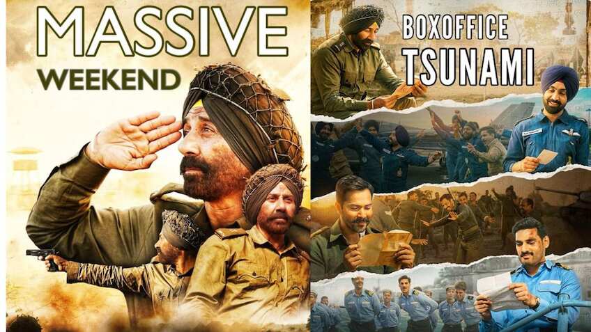 Border 2 Box Office Collection Day: Sunny Deol starrer crosses Rs 100 crore in opening weekend